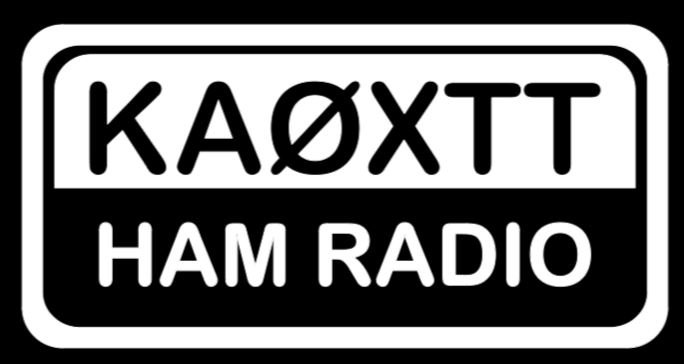 Ham radio callsign with Ham Radio decals